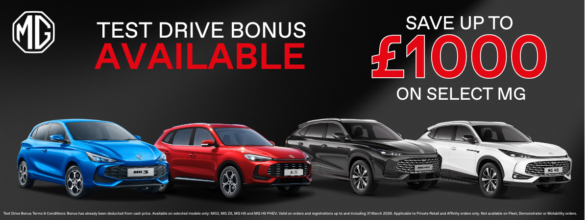 MG Test Drive Offers